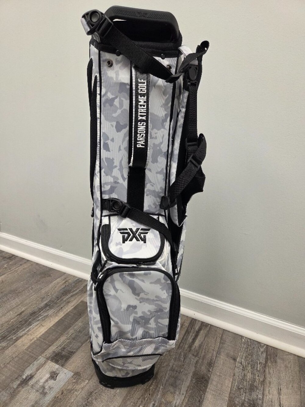 Parsons Xtreme Golf PXG Fairway White Camo Xtreme Hybrid Stand Bag New